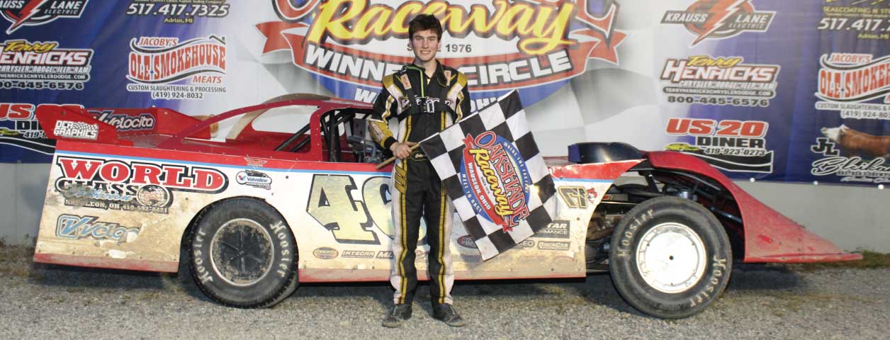 Colin Shipley Hangs On To Win Exciting Late Model Feature