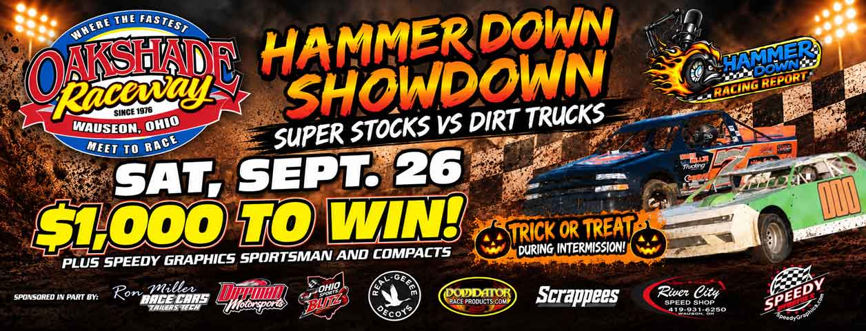 Oakshade Raceway To Wrap Up 2026 Race Season With Hammer Down Showdown This Weekend!